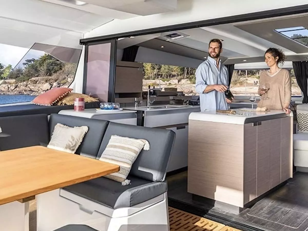Beyond I by Fountaine Pajot - Top rates for a Charter of a private Sailing Catamaran in St Kitts and Nevis