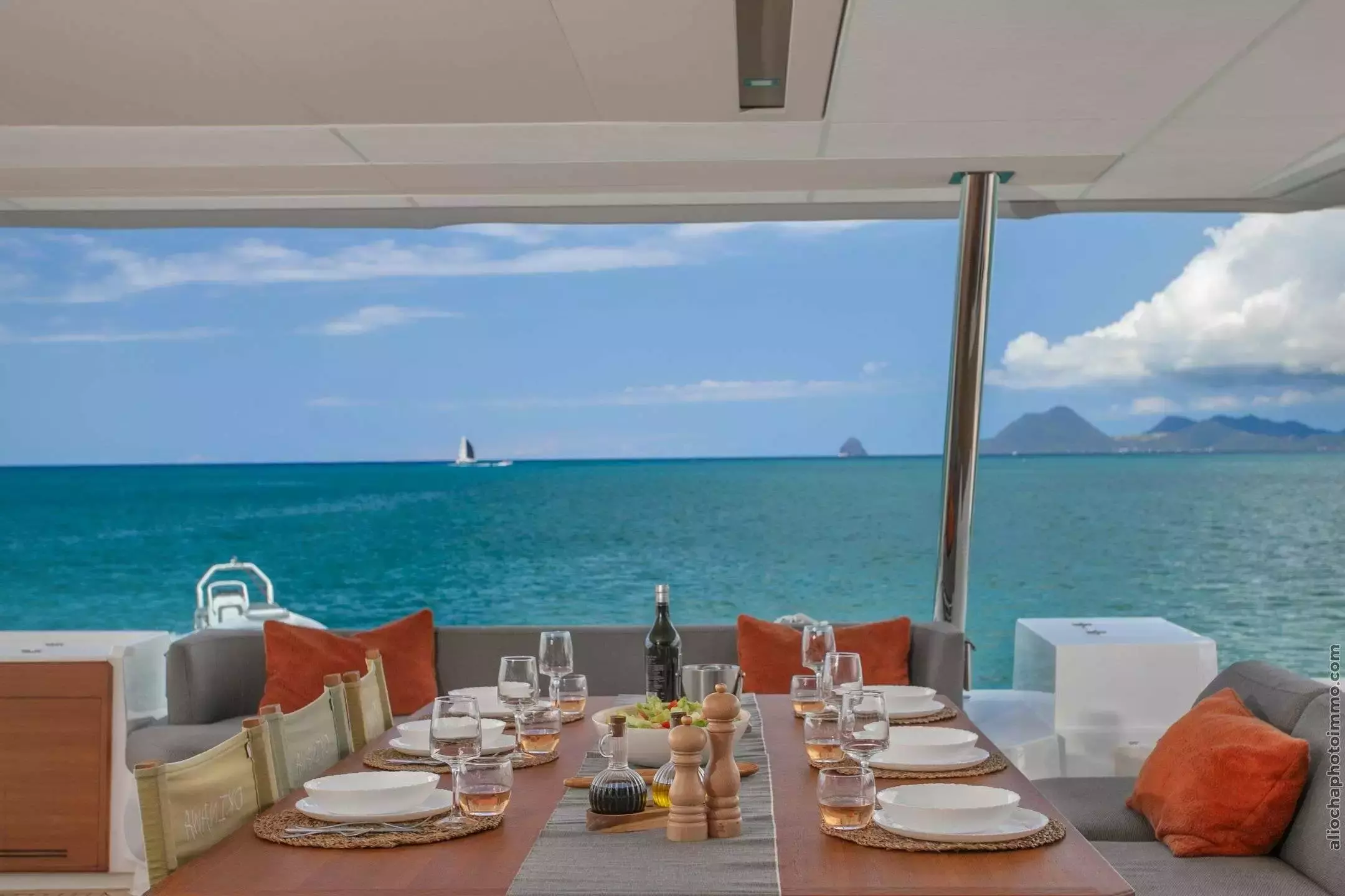 Okinawa by Fountaine Pajot - Special Offer for a private Sailing Catamaran Charter in Capri with a crew