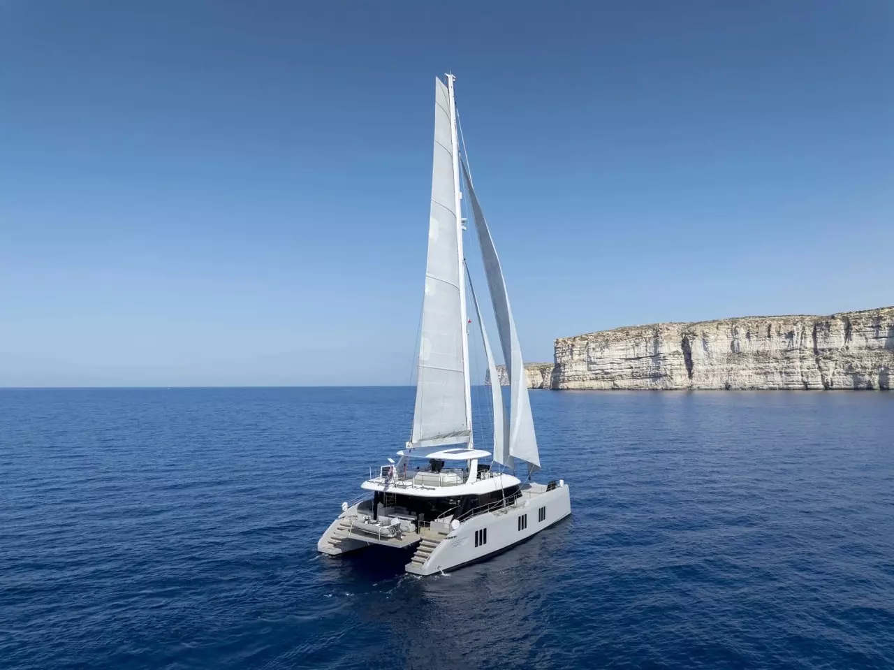 Sea Bliss by Sunreef Yachts - Special Offer for a private Luxury Catamaran Charter in St-Jean-Cap-Ferrat with a crew