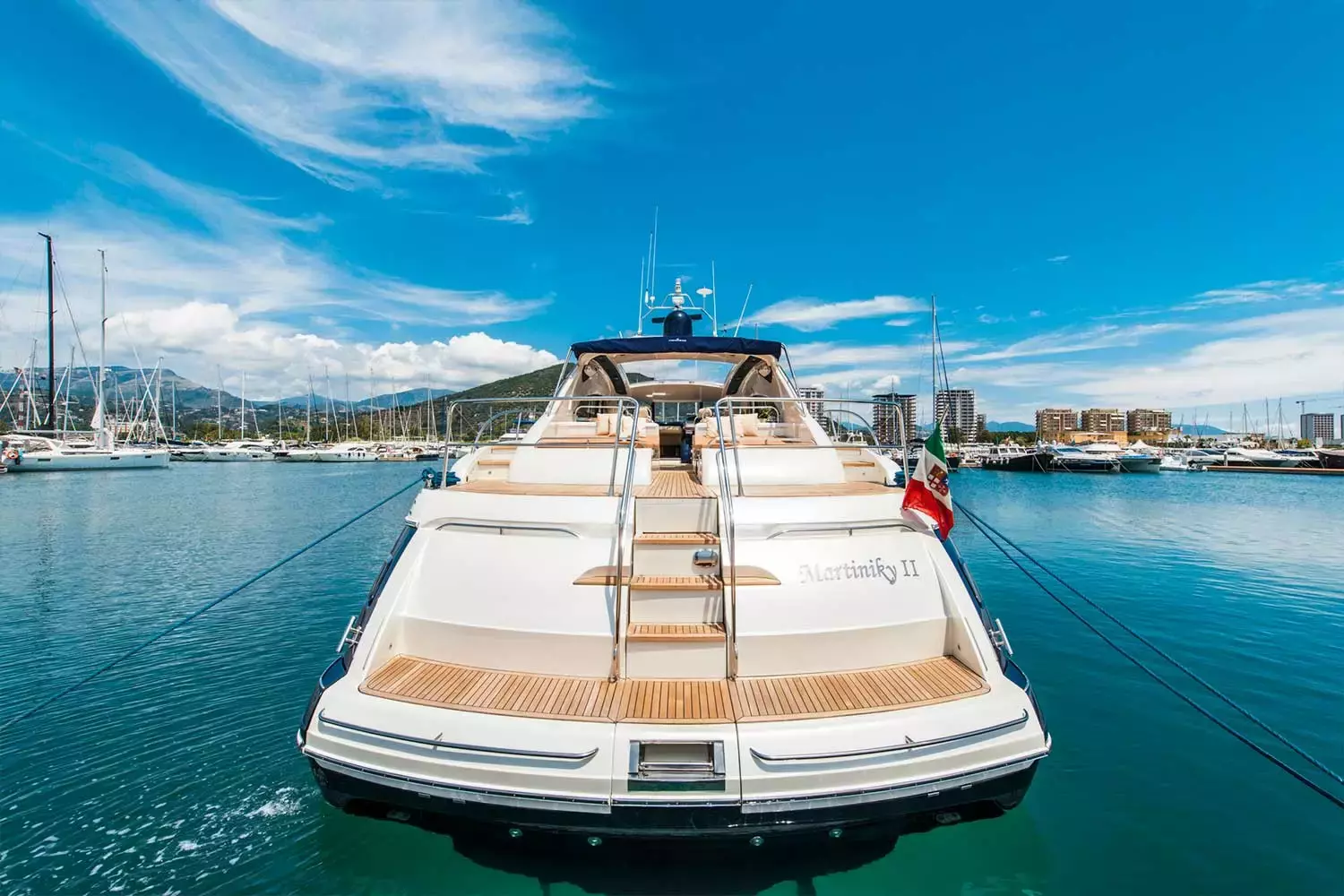 Martiniky II by Princess - Special Offer for a private Power Boat Charter in Capri with a crew
