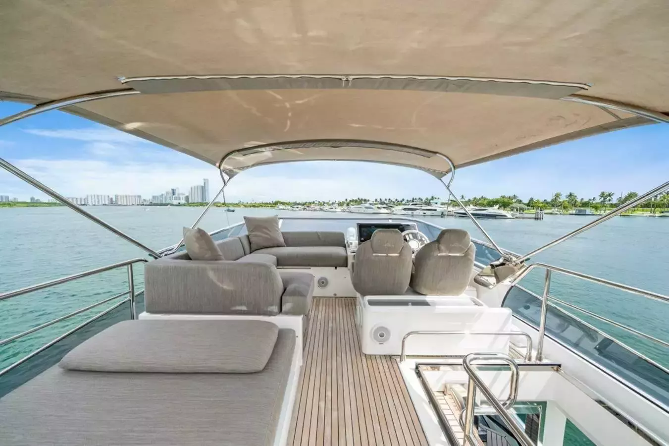 Water You Doing by Azimut - Special Offer for a private Motor Yacht Charter in Providenciales with a crew