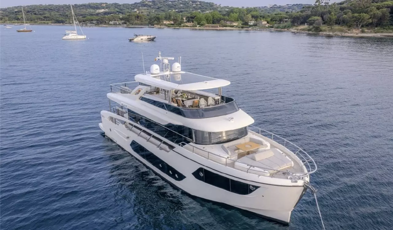 Semela by Absolute Yachts - Special Offer for a private Motor Yacht Charter in Golfe-Juan with a crew