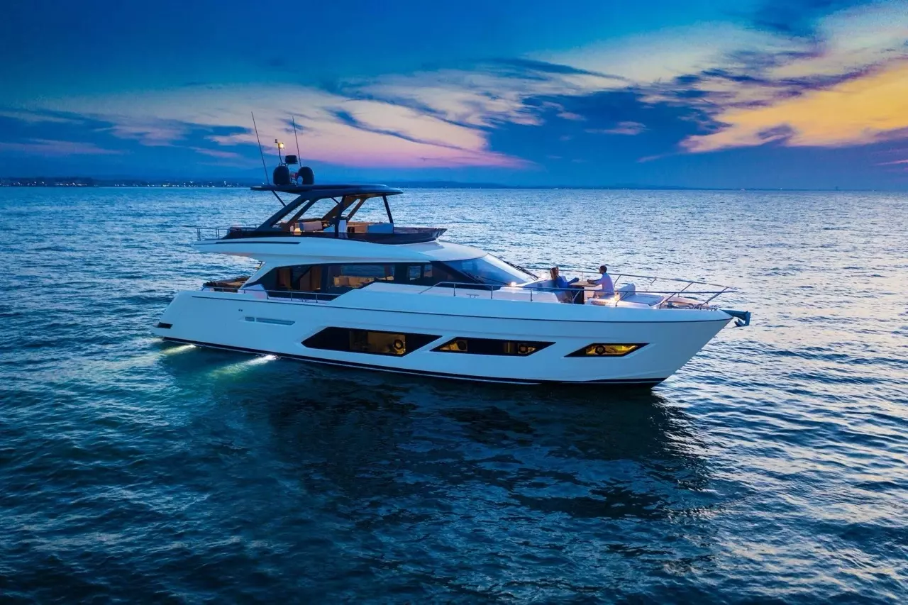 Ermete by Ferretti - Special Offer for a private Motor Yacht Charter in Sicily with a crew