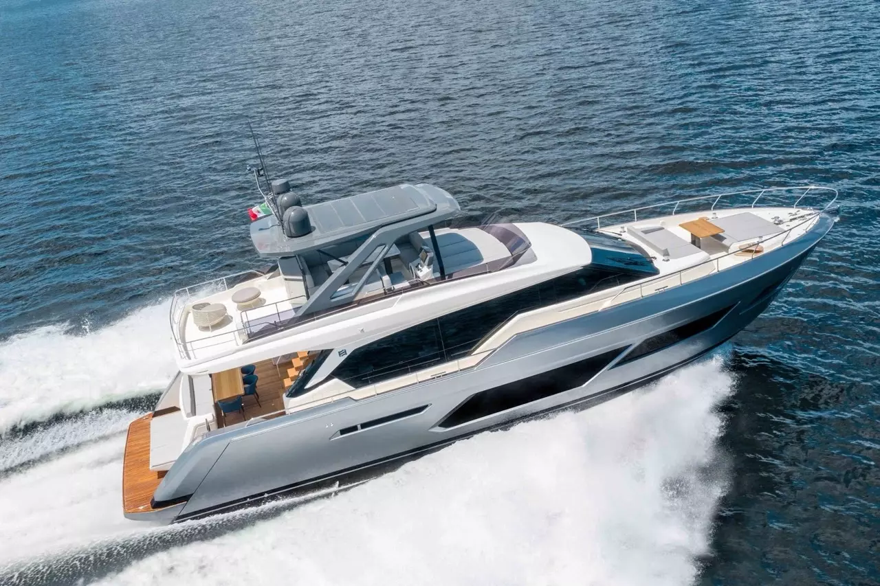 Ermete by Ferretti - Special Offer for a private Motor Yacht Charter in Sicily with a crew