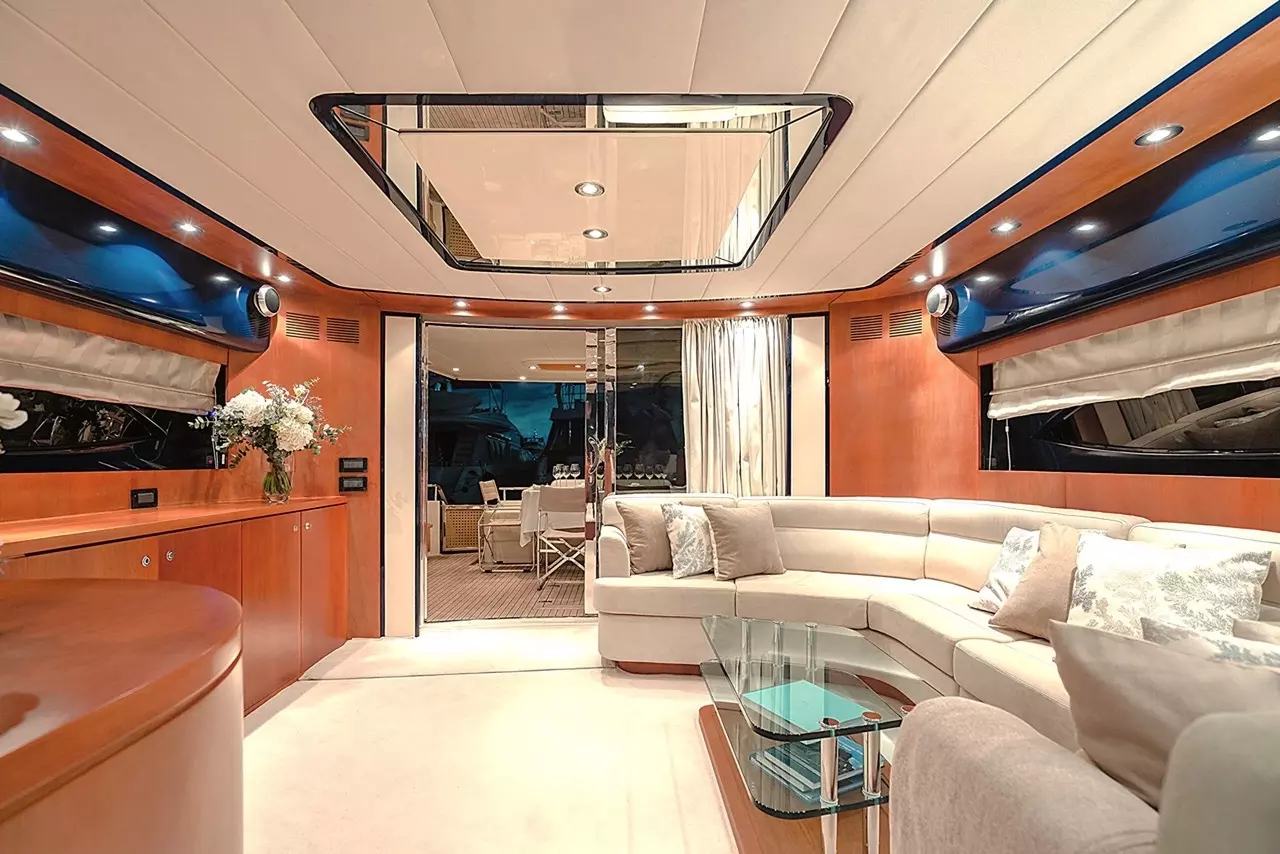 Eterno by Riva - Special Offer for a private Motor Yacht Charter in Lefkada with a crew
