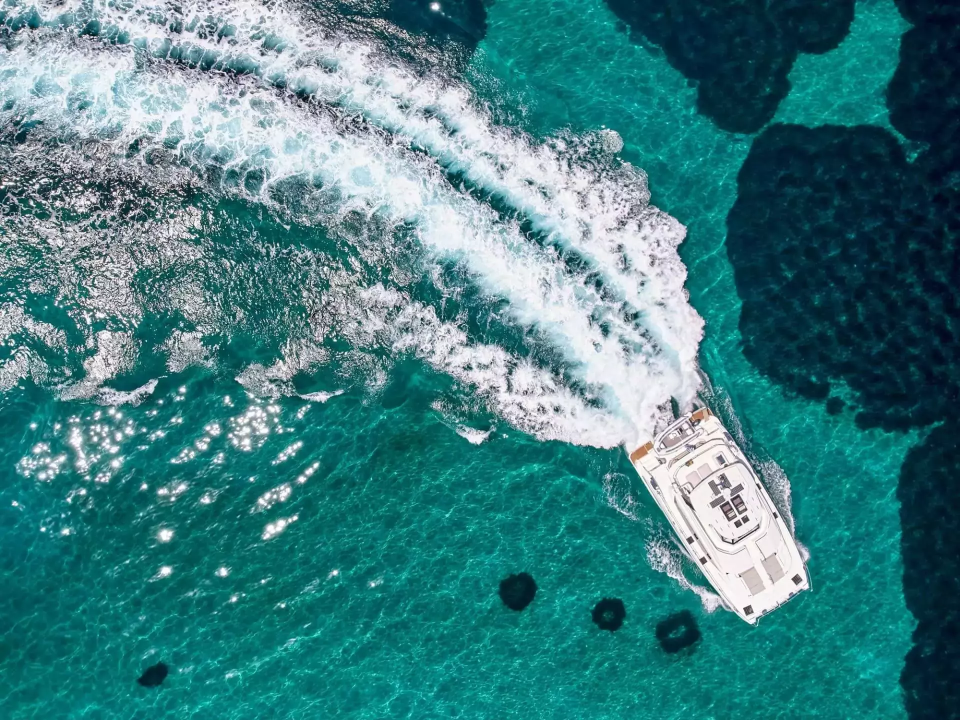 Explorion by Aquila - Special Offer for a private Power Catamaran Charter in Rhodes with a crew