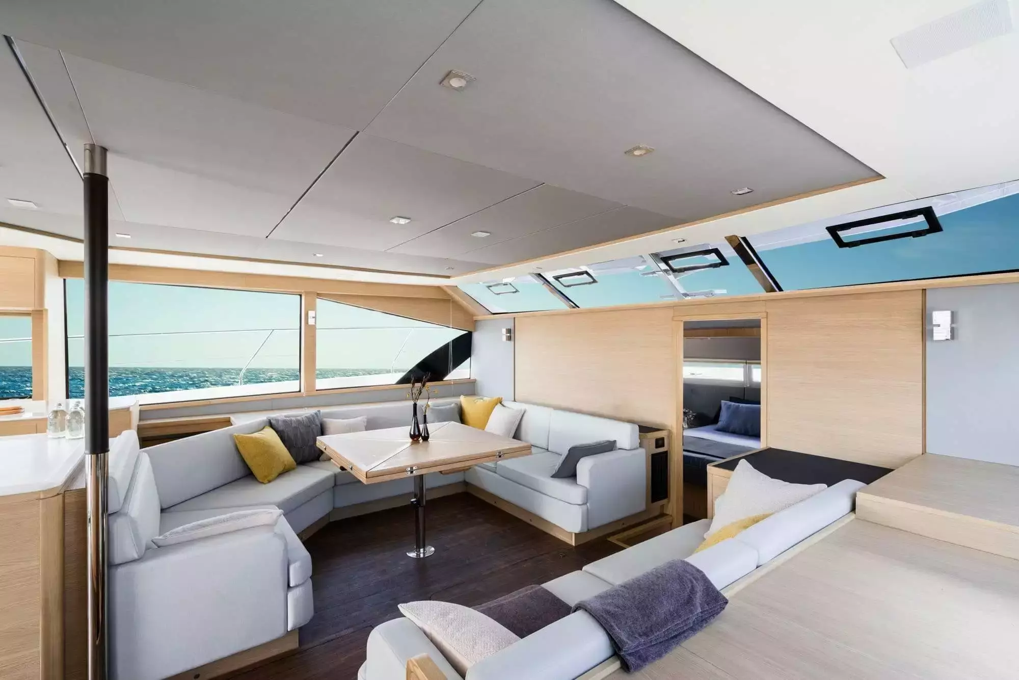 Mary's Grace by Aquila - Special Offer for a private Power Catamaran Charter in Santorini with a crew