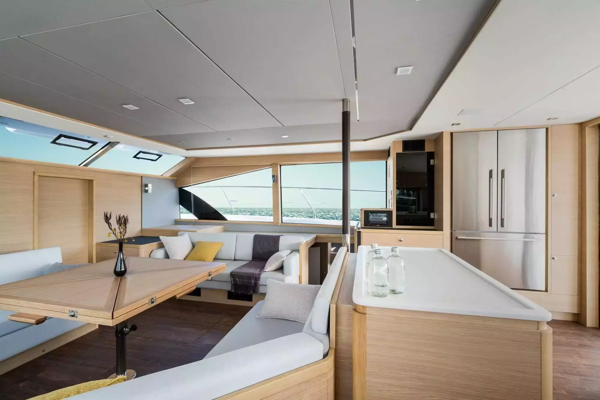 Mary's Grace by Aquila - Special Offer for a private Power Catamaran Charter in Santorini with a crew