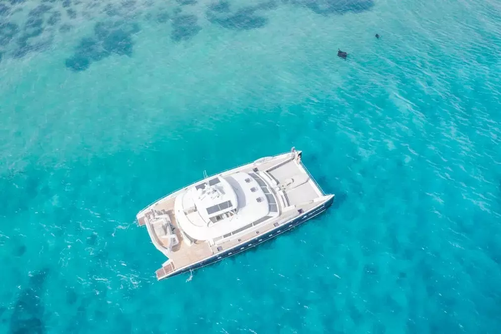 Quo Vadis by Two Oceans - Special Offer for a private Power Catamaran Charter in Praslin with a crew