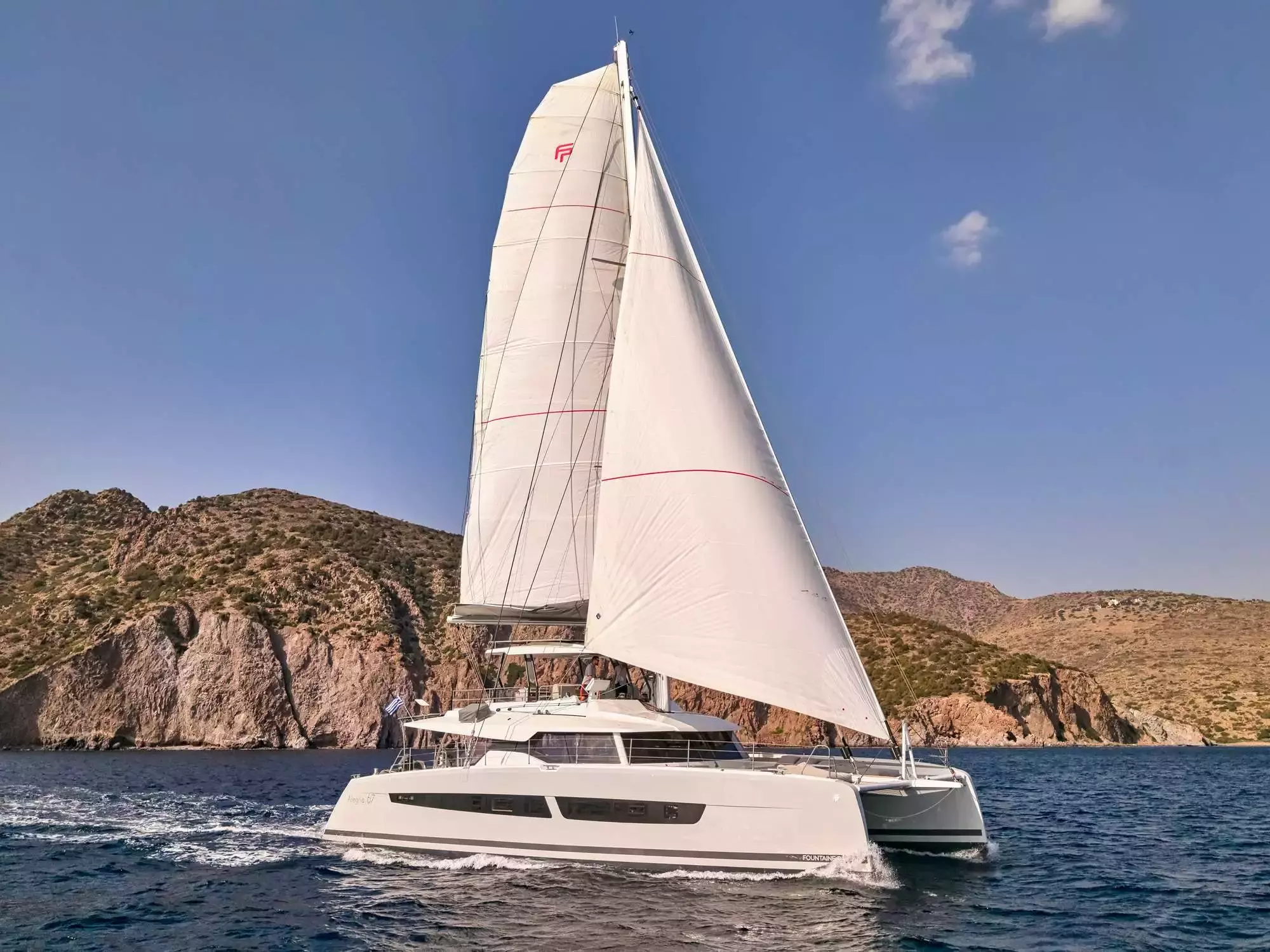 Stephanie by Fountaine Pajot - Special Offer for a private Sailing Catamaran Charter in Mykonos with a crew