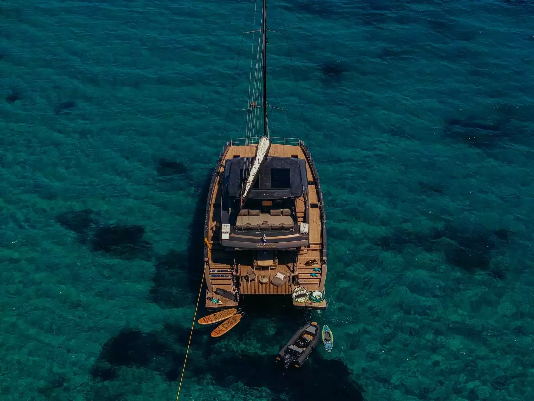 Honeymoon by Moon Yacht - Special Offer for a private Sailing Catamaran Charter in Mykonos with a crew