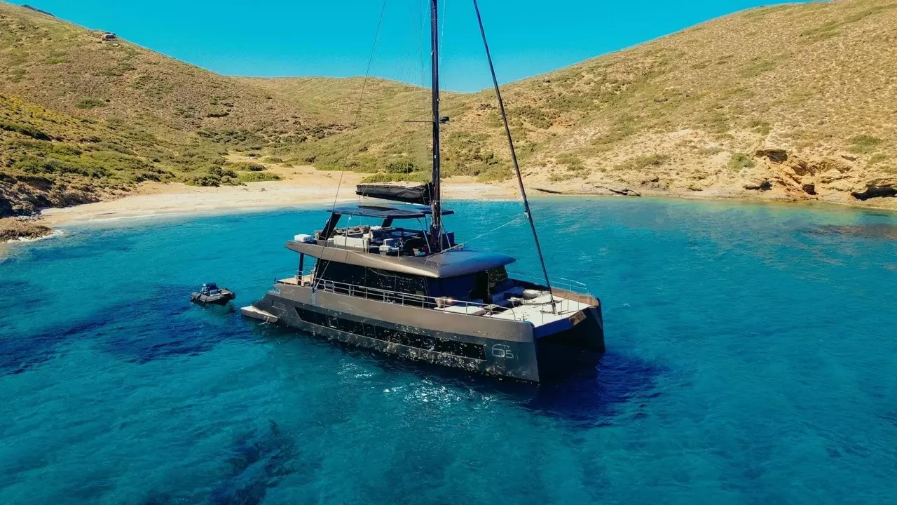 Honeymoon by Moon Yacht - Private Sailing Catamaran Charter in Sifnos - Special Offer at Boatcrowd