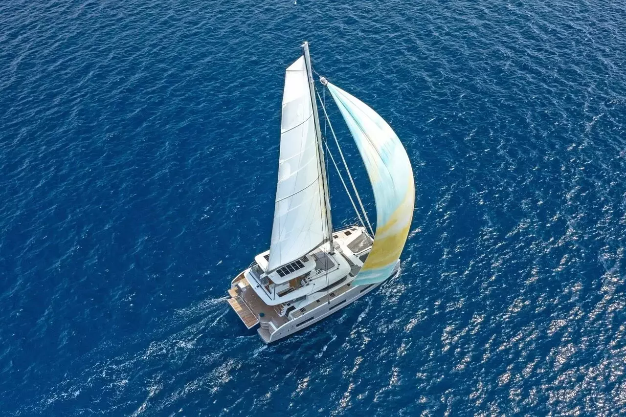 Lady M by Lagoon - Special Offer for a private Sailing Catamaran Charter in Mykonos with a crew