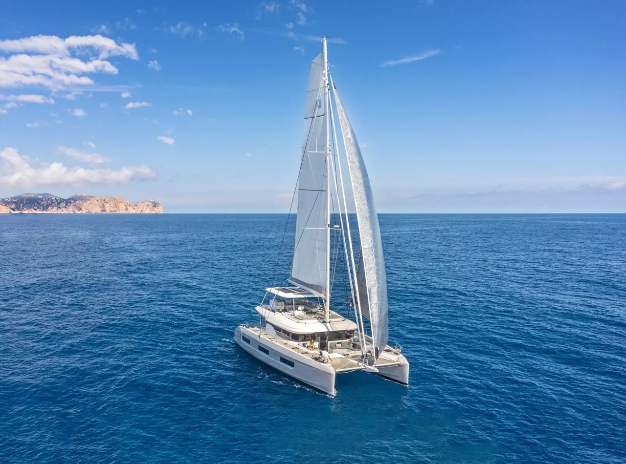 Lady M by Lagoon - Special Offer for a private Sailing Catamaran Charter in Mykonos with a crew