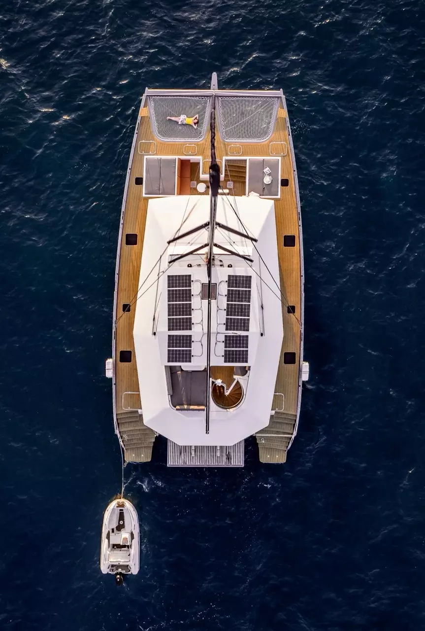 Hani I by Custom Made - Special Offer for a private Sailing Catamaran Charter in Mykonos with a crew