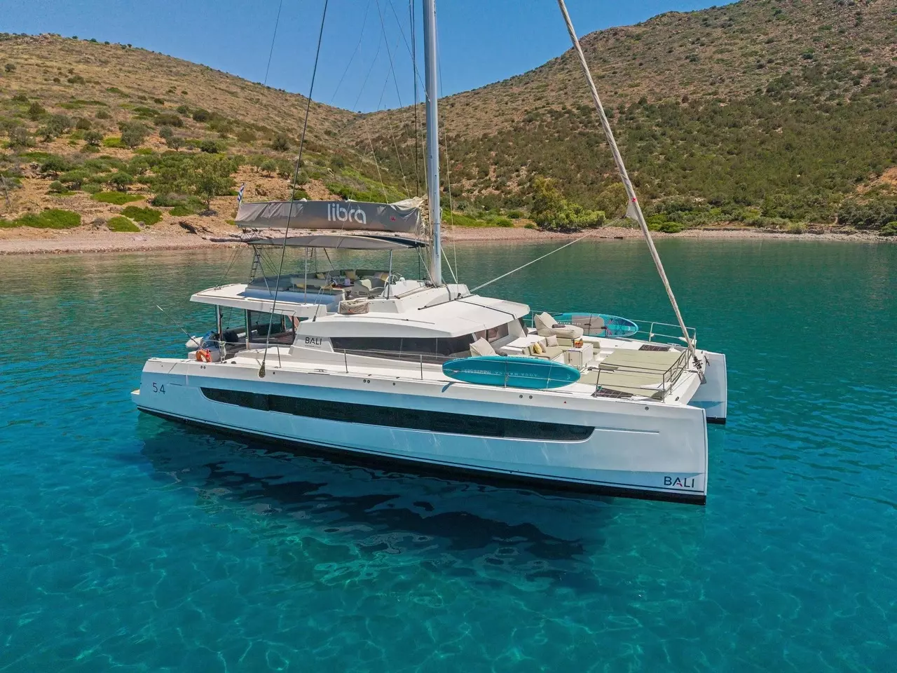 Libra by Bali Catamarans - Special Offer for a private Sailing Catamaran Charter in Athens with a crew