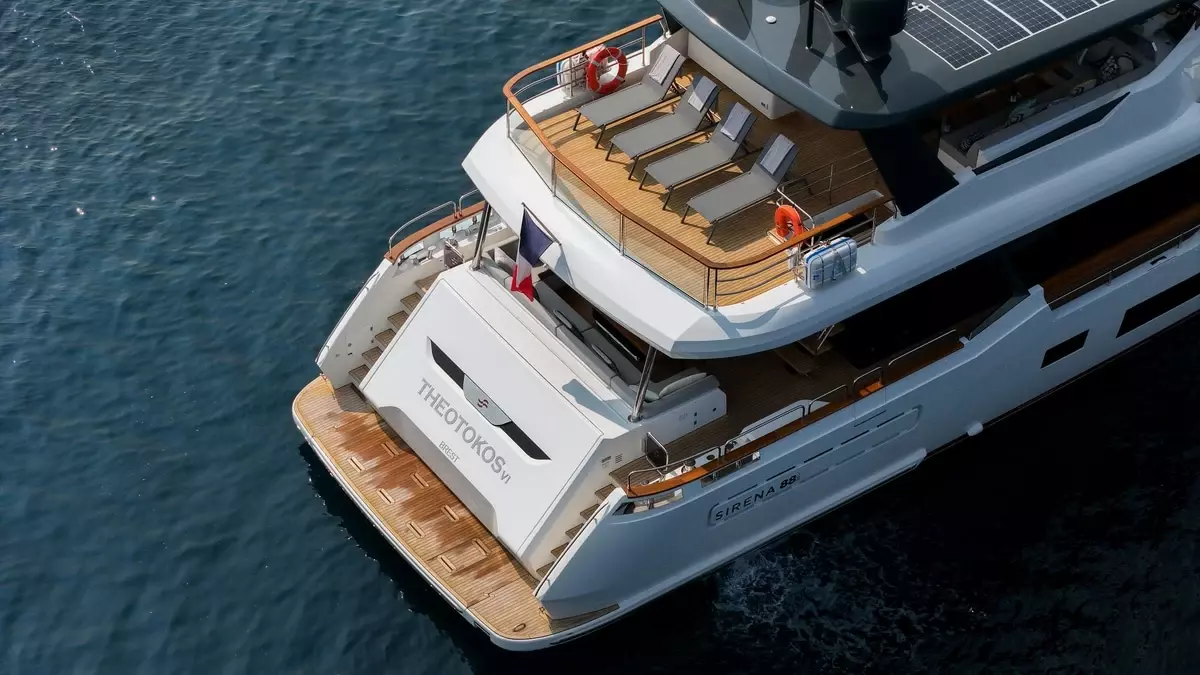 Theotokos IV by Sirena Yachts – Special Offer on Private Motor Yacht Rental
