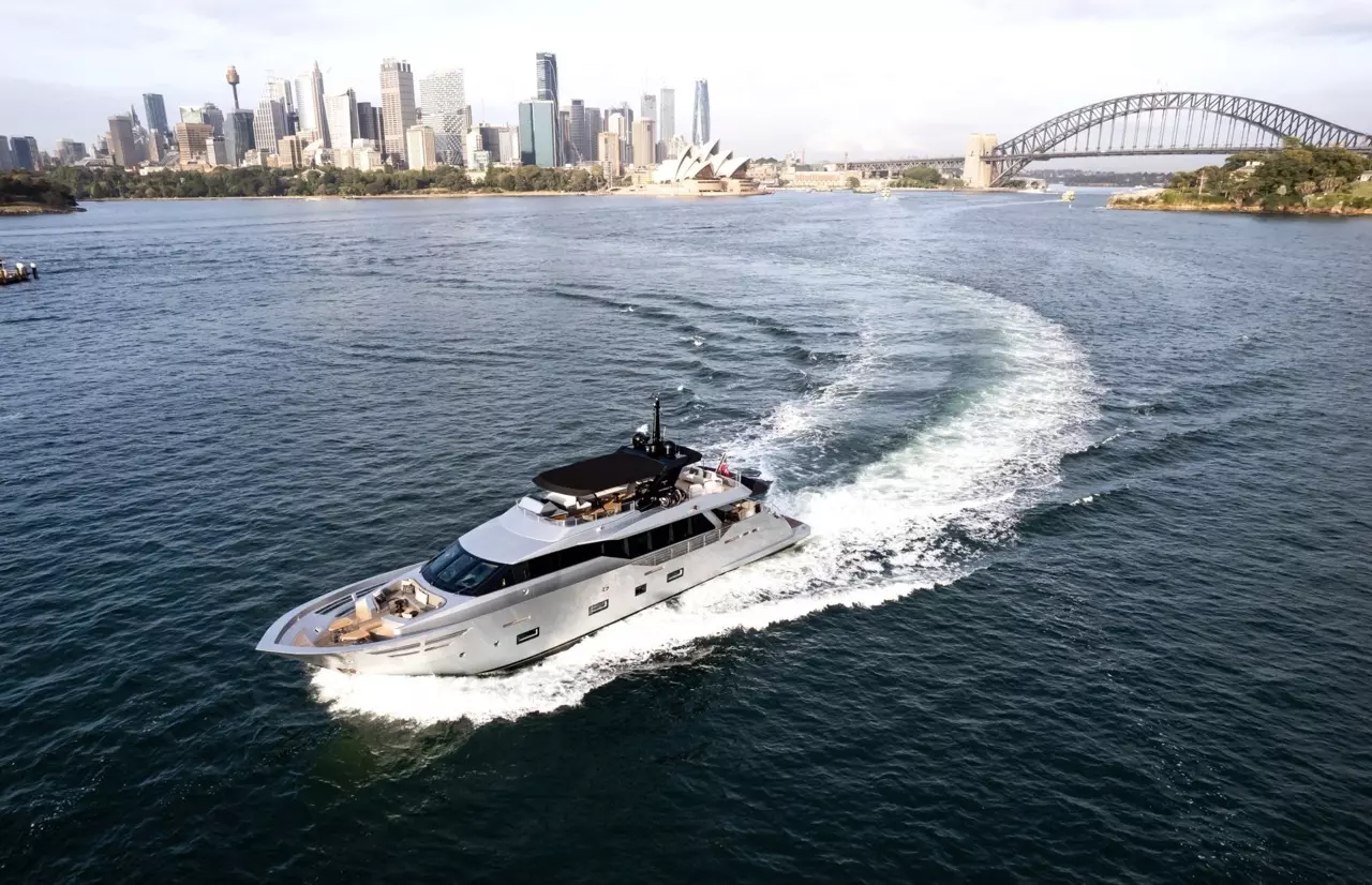 Shadow by Tecnomar – Private Motor Yacht Charter in Sydney