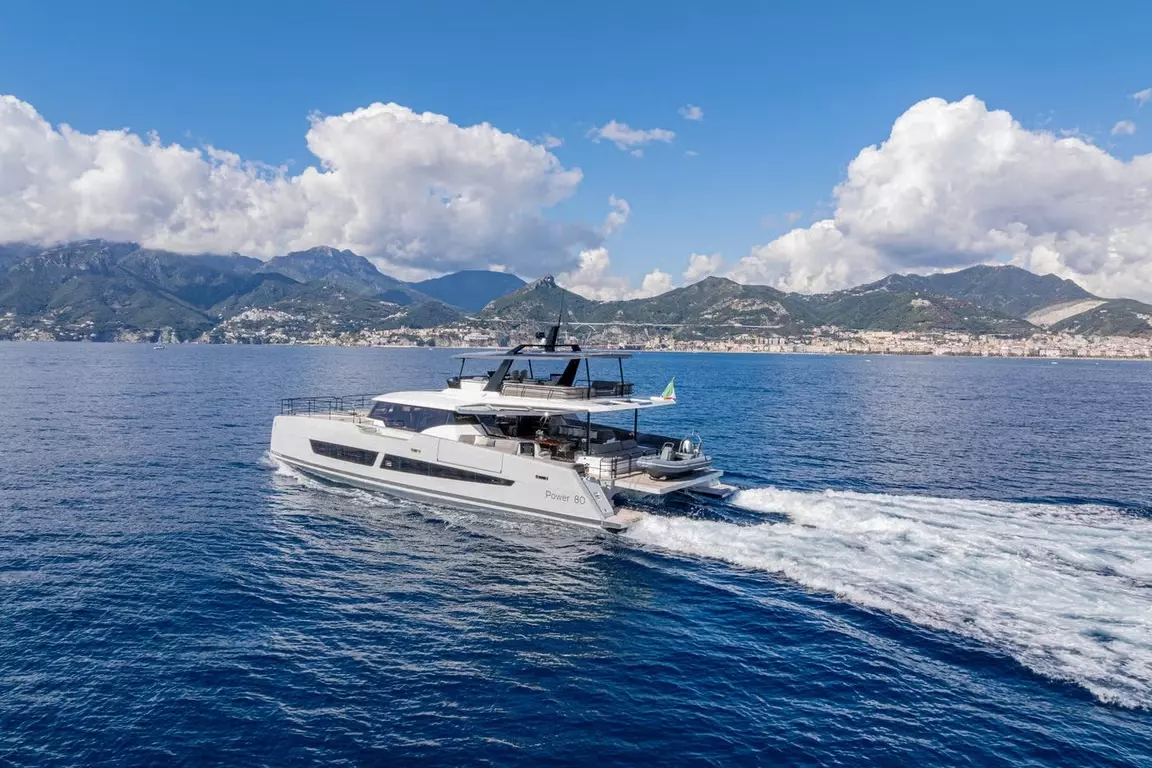 Anima by Fountaine Pajot – Private Power Catamaran Charter in Genoa