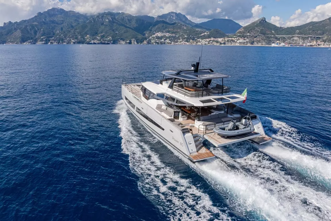 Anima by Fountaine Pajot – Private Power Catamaran Charter in Genoa