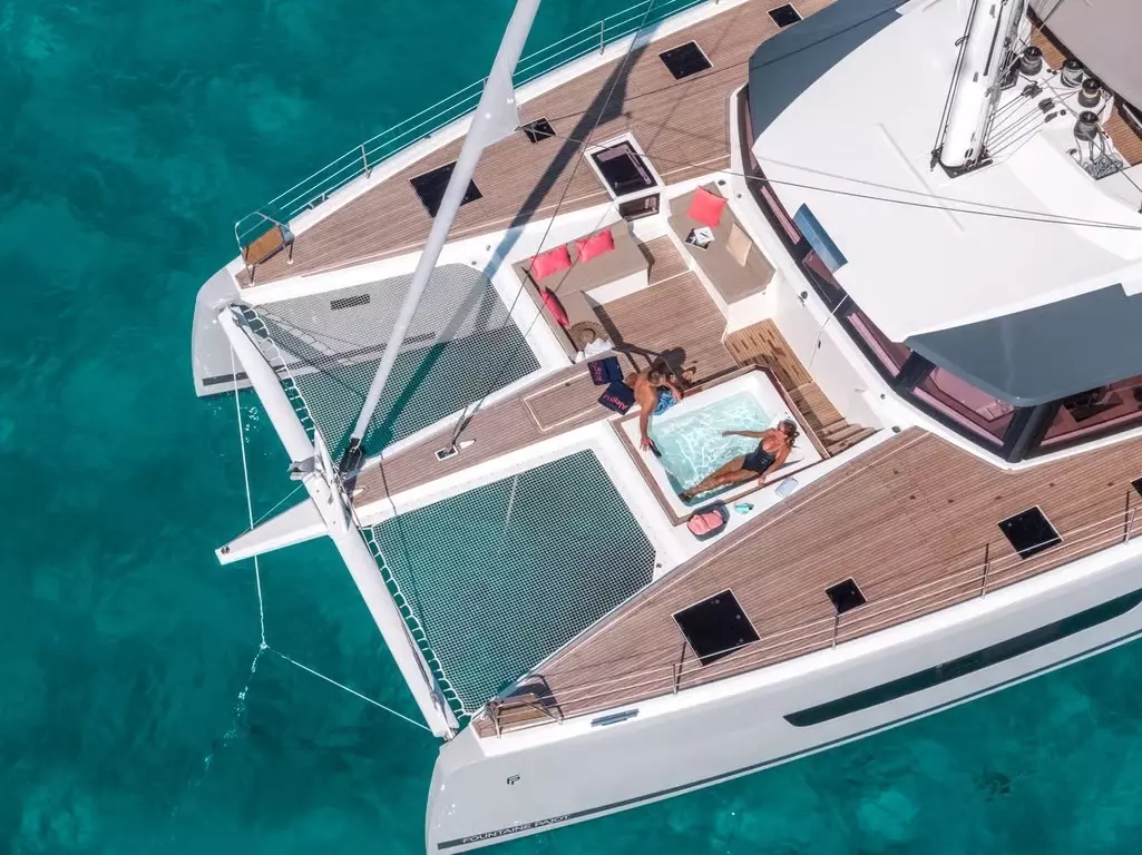 Isola by Fountaine Pajot – Private Luxury Catamaran Charter in Genoa