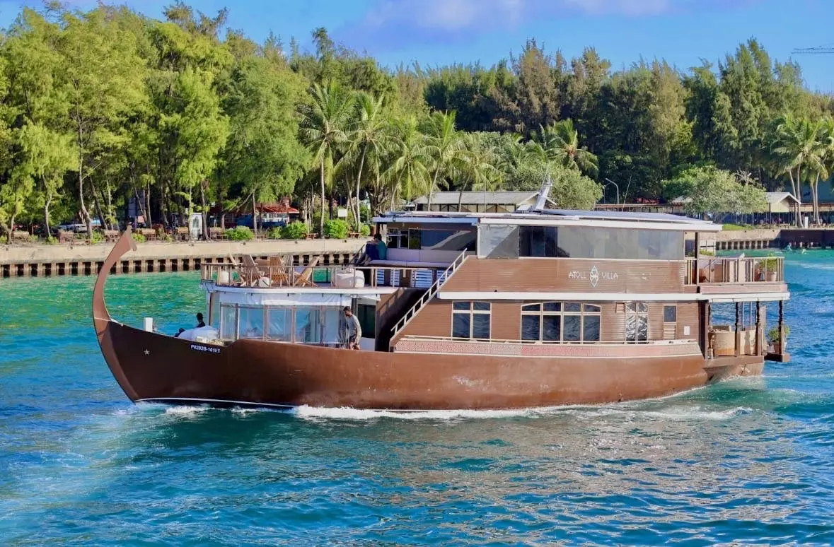 Atoll Villa by Maldives Boat Yard – Private Motor Yacht Charter in Maldives