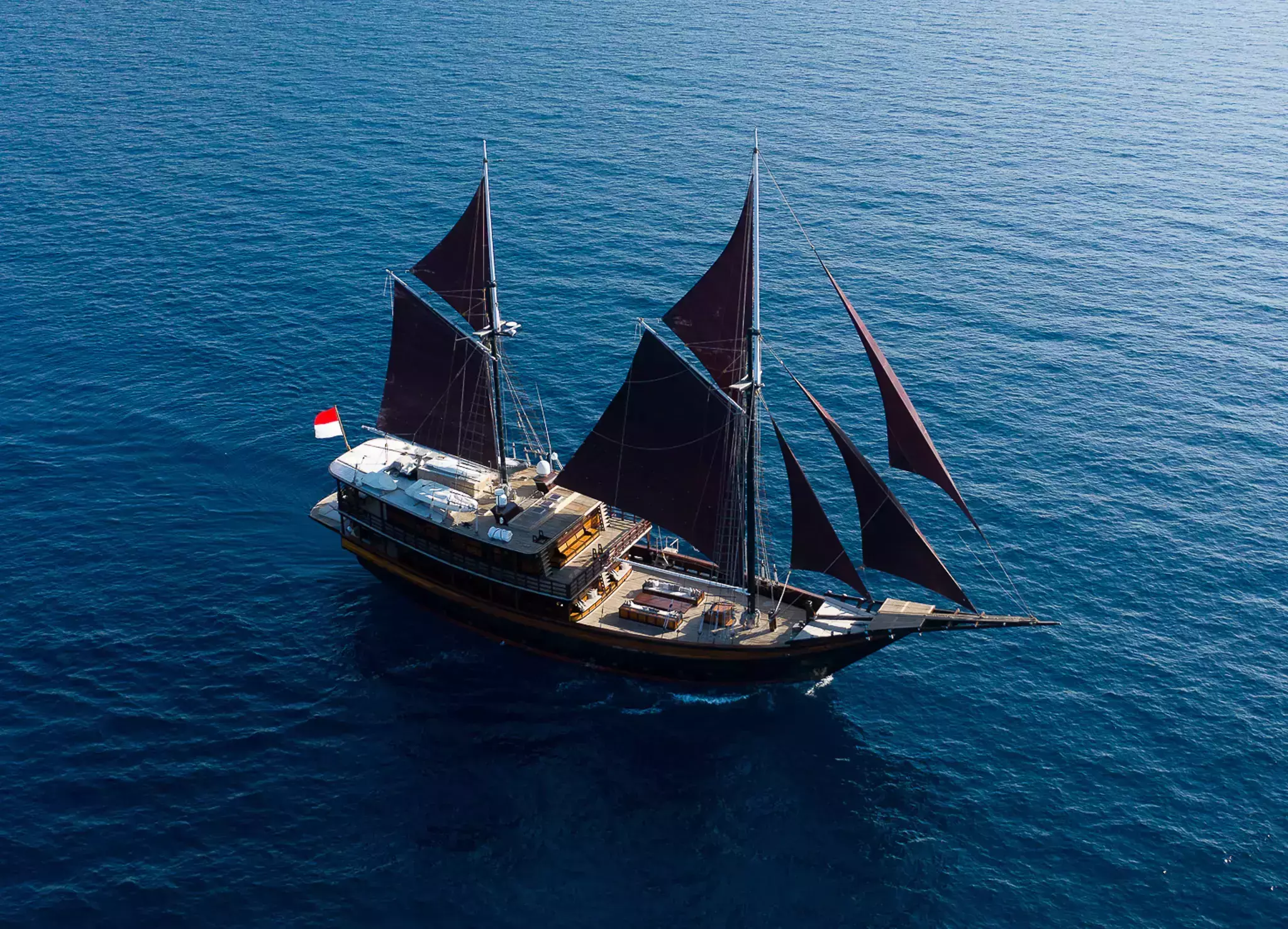 Dunia Baru by Konjo Boat Builders – Private Superyacht Charter in Labuan Bajo