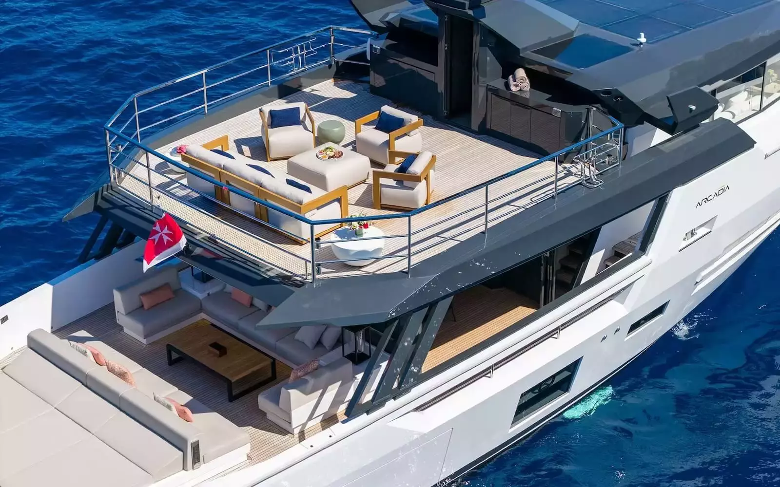 Spare Wheels by Arcadia – Private Motor Yacht Charter in Sicily