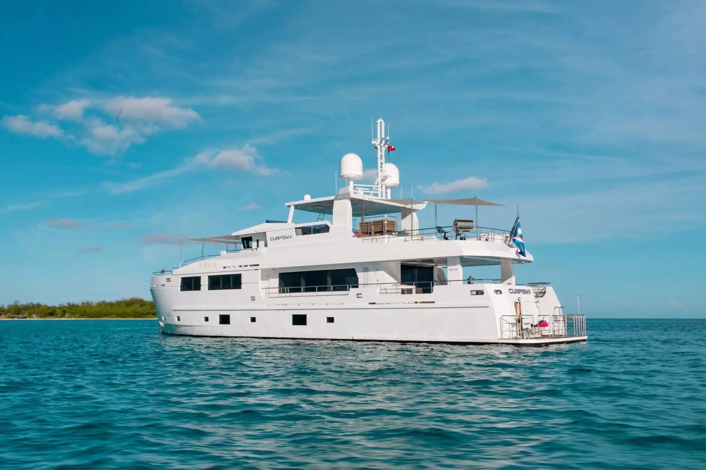 Curfew II by Mengi Yay – Private Motor Yacht Charter in Cabo San Lucas